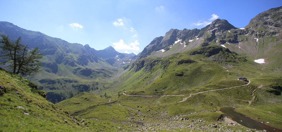 Einzigartige Lage der Keinprechthütte
