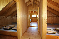 Gemütliche Zimmer und Matratzenlager auf der Keinprechthütte
